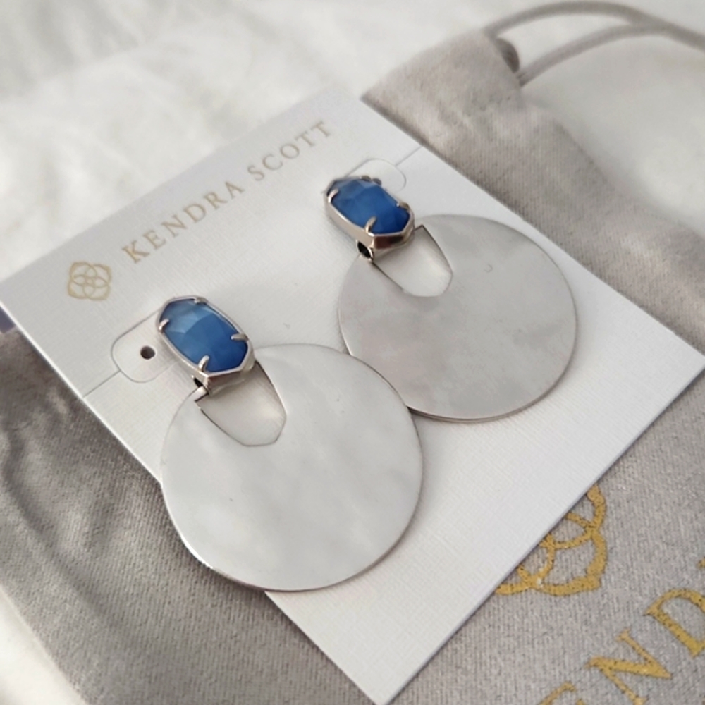 Kendra Scott Silver Deena Earrings